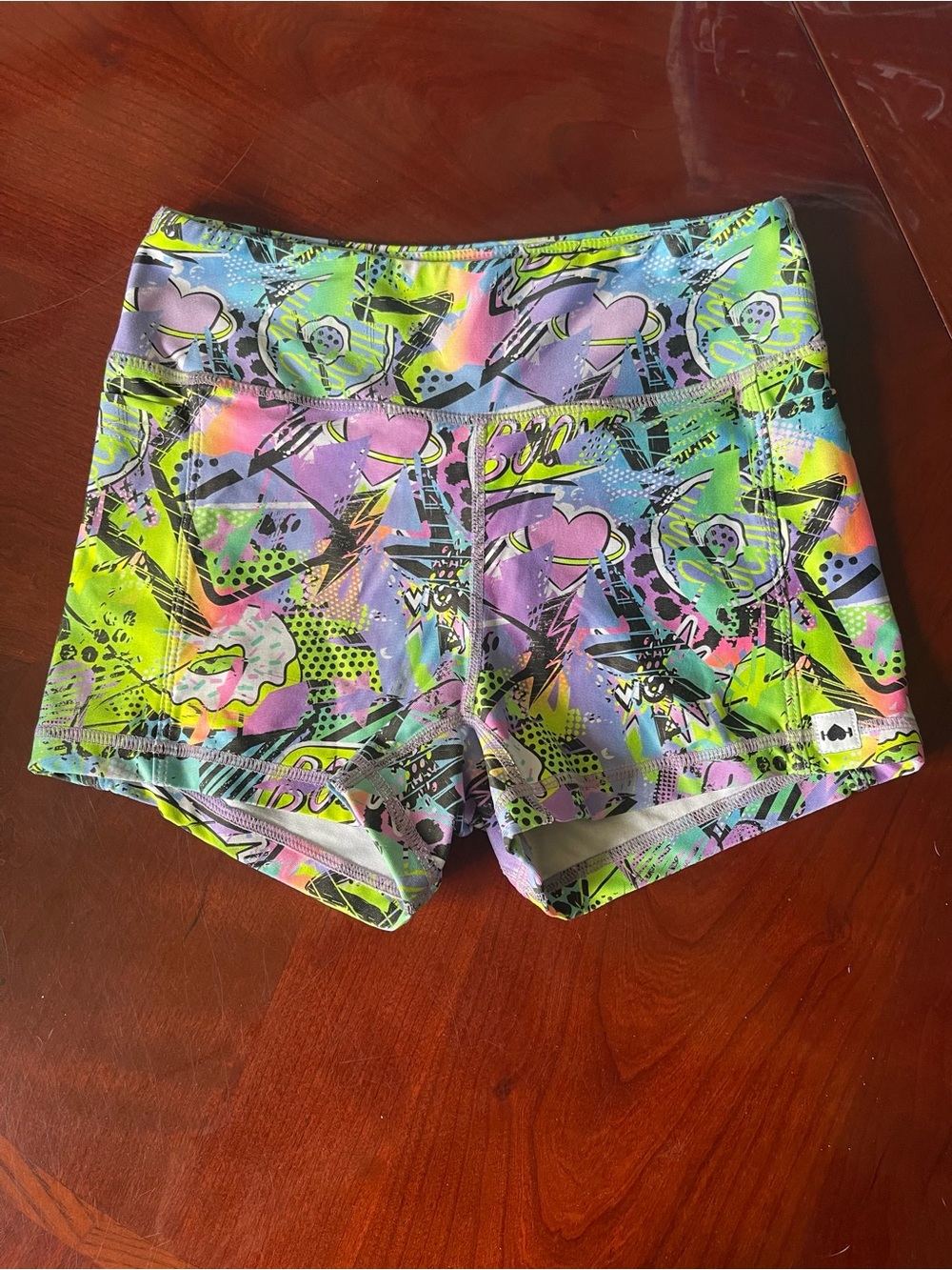 WODbottom 90s neon shorts